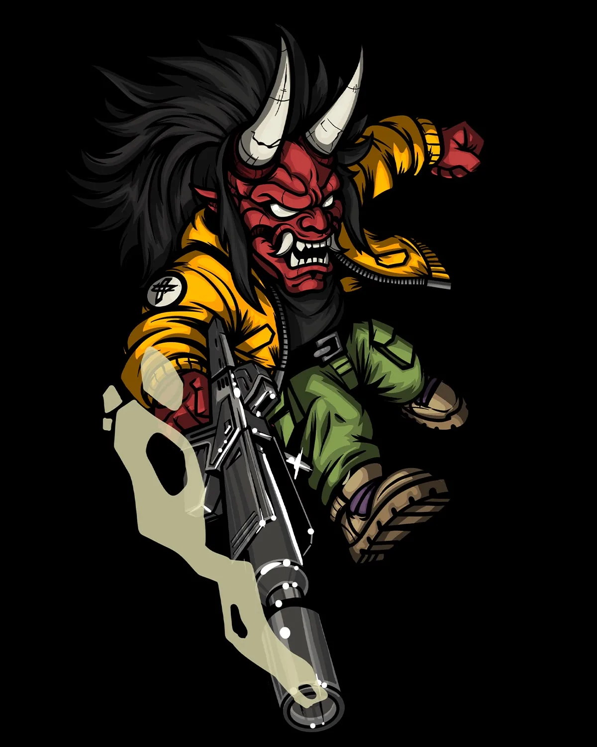 The AP Manufactured oni illustration