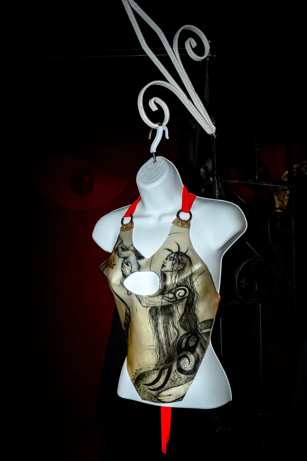 Printed top on a mannequin